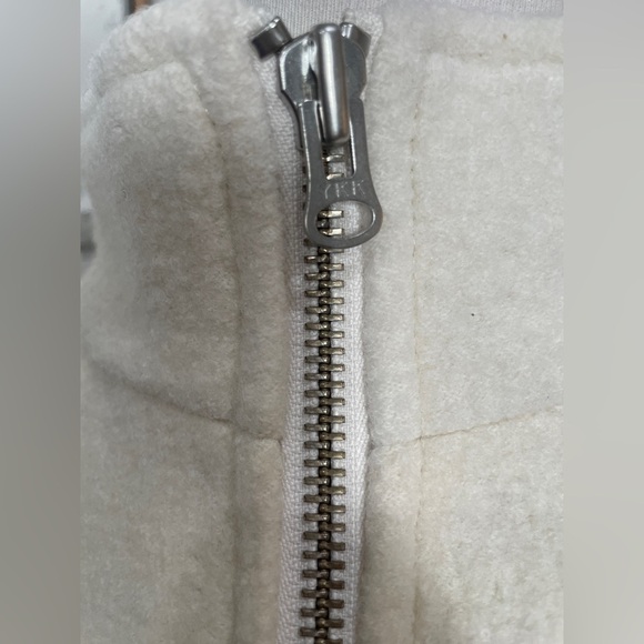 J Crew Italian Boiled Wool Ivory Coat - Picture 3 of 5